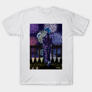 Rei Kimono Background T-Shirt